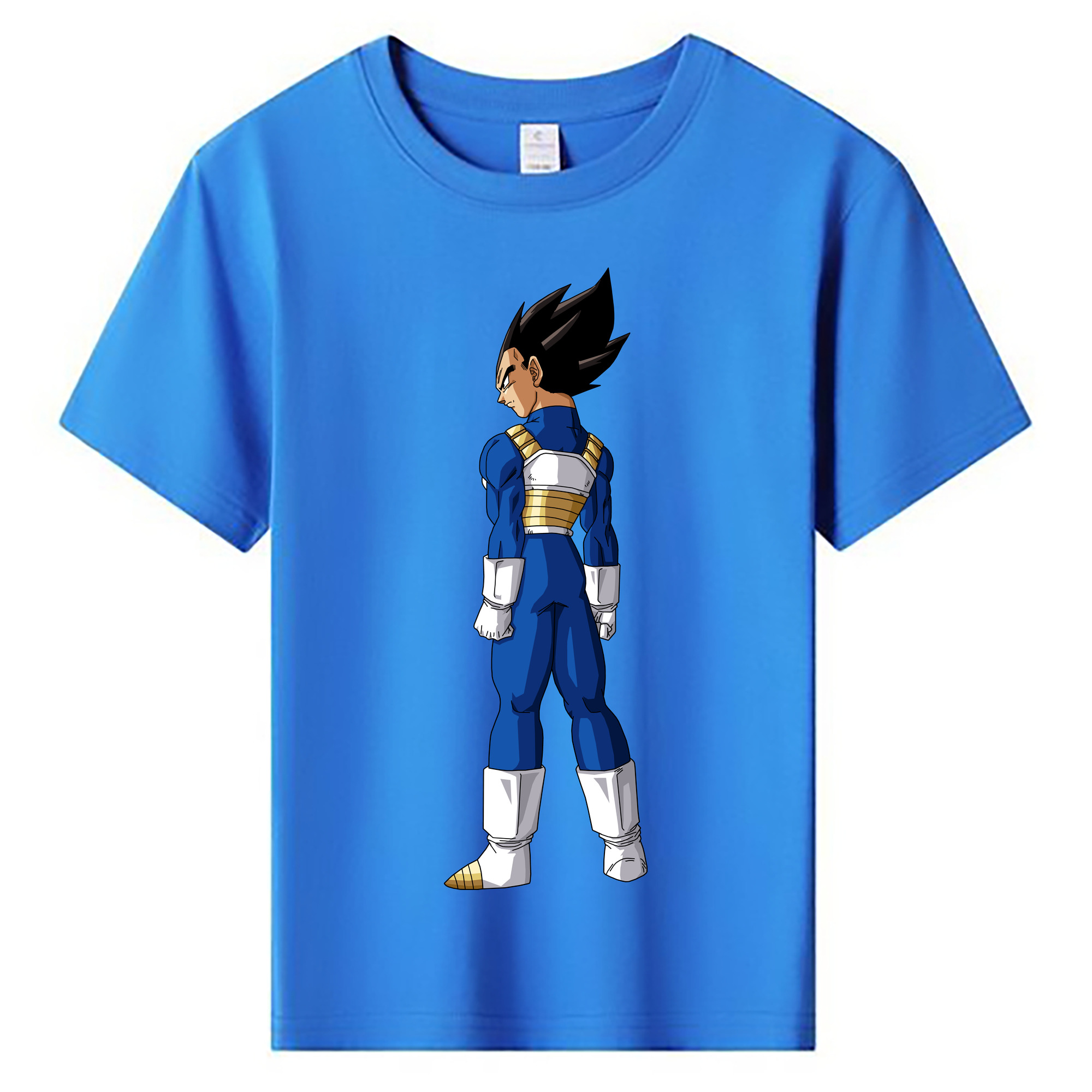 （画像用） ドラゴンボール ベジータ四世（Bejīta Yonsei）DRAGON BALL Vegeta IV 綿100％キッズTシャツ（フロントプリント）